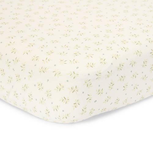 Little Dutch drap housse de lit 70x140cm vert Essentials blueberry leaves TE10514034