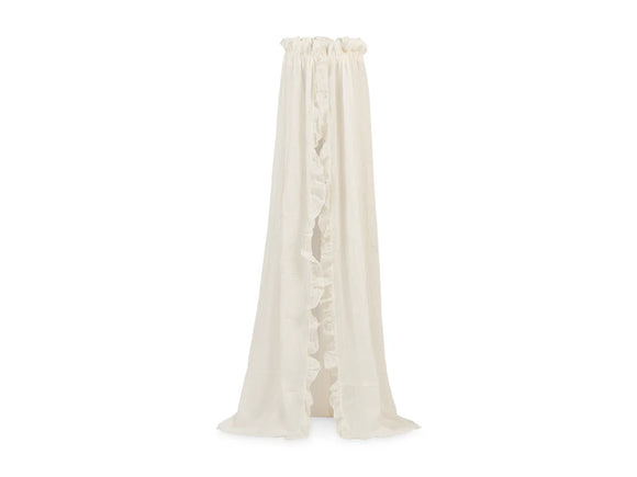 Ciel de lit vintage 155cm ruffle ivory 002-001-66041 (EXPO)