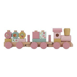 Little Dutch train à blocs rose Fairy Garden LD7354