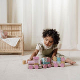 Little Dutch train à blocs rose Fairy Garden LD7354