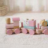 Little Dutch train à blocs rose Fairy Garden LD7354