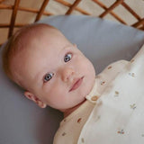 Little Dutch drap-housse lit 60x120cm Pure denim blue Essentials TE10644035