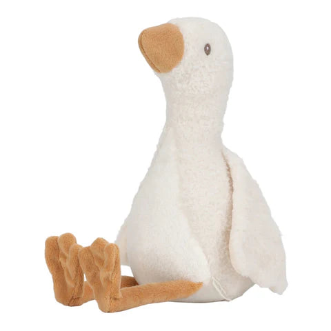 Little Dutch peluche oie 25cm blanc Newborn Naturals Little Goose LD8405