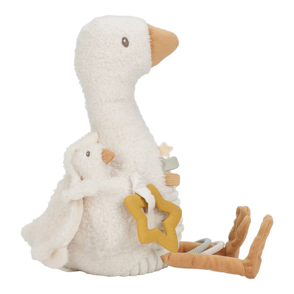 Little Dutch peluche d'activités Newborn Naturals Little Goose LD8431
