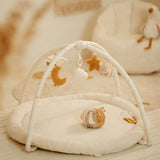 Little Dutch tapis de jeu d'activités blanc Newborn Naturals LD8417