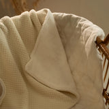 Little Dutch couverture de berceau 75x100cm blanc Essentials Pure soft white TE13195003