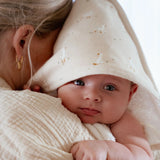 Little Dutch cape de bain Newborn Naturals Little Goose 75X75cm TE50625032