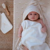 Little Dutch cape de bain Newborn Naturals Little Goose 75X75cm TE50625032