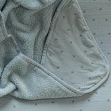 Little Dutch cape de bain Pure denim blue Essentials 100x100cm TE50945042