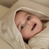 Little Dutch cape de bain 75x75cm newborn naturals Baby Bunny TE50695033