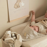 Little Dutch cape de bain 75x75cm newborn naturals Baby Bunny TE50695033
