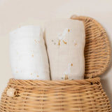 Little Dutch drap tetra 70x70cm Newborn Naturals Little Goose TE51825032