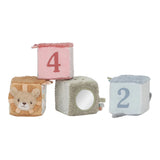 Little Dutch 4 soft blocs Safari Friends LD8316