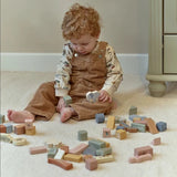 Little Dutch blocs de construction en bois Safari Friends vert LD7445
