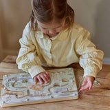 Little Dutch labyrinthe magnétique Safari Friends vert LD7464