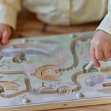 Little Dutch labyrinthe magnétique Safari Friends vert LD7464
