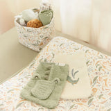Little Dutch lot de 2 gants de toilette crocodile vert Safari Friends TE52116047