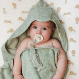 Little Dutch cape de bain 100x100cm crocodile vert Safari Friends TE50916047