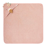 Little Dutch cape de bain 100x100 cm flamant rose Safari Friends TE50956047