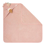 Little Dutch cape de bain 100x100 cm flamant rose Safari Friends TE50956047