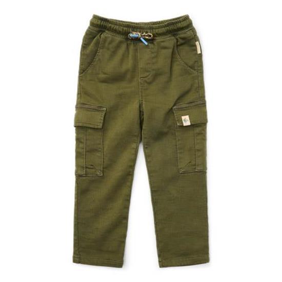 Little Dutch pantalon joggeurs cargo dark green CL24093040