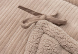 Jollein tour de lit/parc 180x30cm Cloudy rib milky coffee 004-895-68118