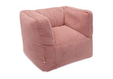 Jollein pouf pour enfants en velours côtelé wild rose 028-543-68083