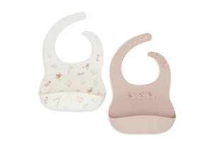 Jollein bavoir silicone Lovely Birds (lot de 2) 029-007-67104