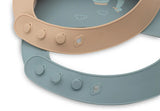 Jollein bavoir silicone On The Go (lot de 2) 029-007-68075