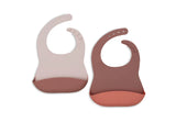 Jollein bavoir silicone Blush Shades (lot de 2) 029-007-68185