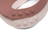 Jollein bavoir silicone Blush Shades (lot de 2) 029-007-68185