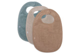 Jollein bavoirs éponge sea green/nougat/biscuit (lot de 3) 029-566-68044