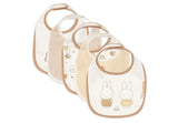 Jollein bavoir jersey impermeable Miffy Family Farm (lot de 5) 029-566-68156