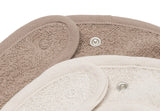 Jollein bavoir éponge sand & milky coffee (lot de 5) 029-566-68224