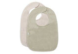 Jollein bavoir éponge soft matcha & sand (lot de 5) 029-566-68225