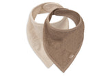 Jollein bandanas en éponge soft Sand/Milky Coffee  029-867-68224