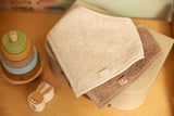 Jollein bandanas en éponge soft Sand/Milky Coffee  029-867-68224