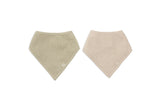 Jollein bandanas en éponge soft matcha & sand (lot de 2) 029-867-68225