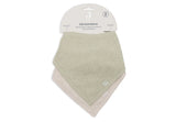 Jollein bandanas en éponge soft matcha & sand (lot de 2) 029-867-68225
