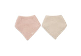 Jollein bandanas en éponge silk rose & sand (lot de 2) 029-867-68226