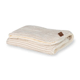 Quax couverture 80x65cm Natural collection stripes 03BA-MNB-008