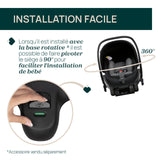 Chicco siège-auto first seat recline i-size black satin 05087100450000 (EXPO) (UNIQUEMENT RETRAIT EN MAGASIN)