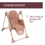 Chicco chaise haute polly armonia terracotta 05087140420000