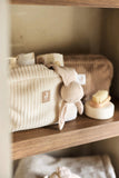 Jollein trousse de toilette Cloudy Rib milky coffee  053-577-68118