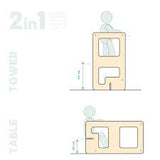 Mamatoyz tour d'apprentissage 2 en 1 Kule Flip naturel 07KFLNAT (pas d'envoi)