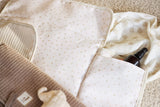 Jollein coussin à la langer nomade Cloudy Rib milky coffee 096-001-68118