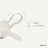 Difrax sucette natural 0-6m Gems lime emerald SE123B12