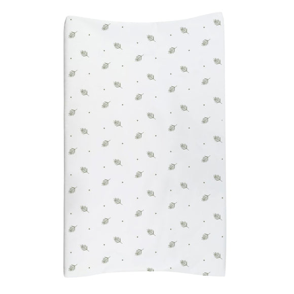 Bebejou coussin à langer Pure Leaves breeze green 06800-51