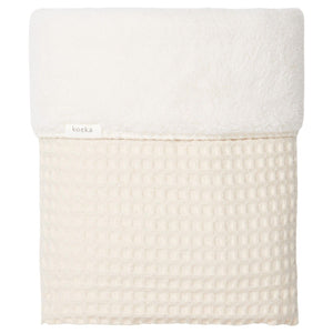 Koeka couverture teddy Oslo 75x100cm natural/pebble 1015-44-020 col 110/230