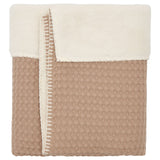 Koeka couverture teddy Oslo 75x100cm caffe/pebble 1015-44-020 col 276/230